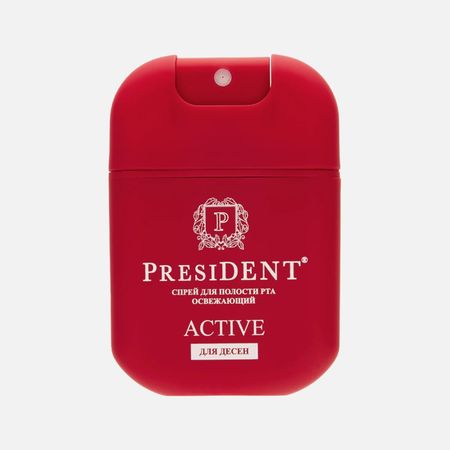Спрей для полости рта President Active освежающий 15 мл люголь виалайн спрей для полости рта 45мл