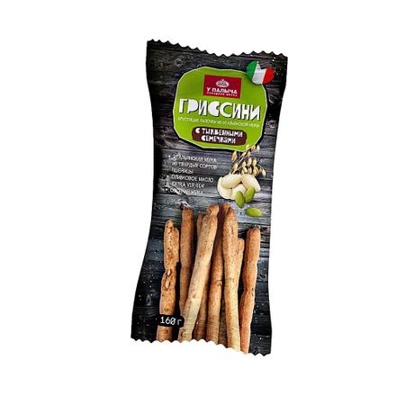 Гриссини У Палыча с тыквенными семечками 0,16 кг