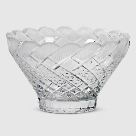 Салатник Гусевской хрустальный завод ромбы 7,1х15 см