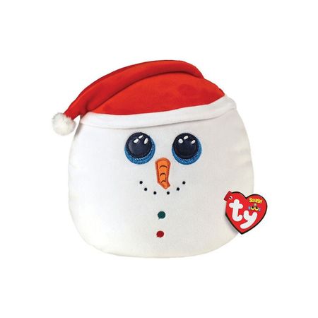 Мягкая игрушка-сквиш TY Флурри снеговик 35 см апорты rogz игрушка фрисби rfo красный юар 23 см