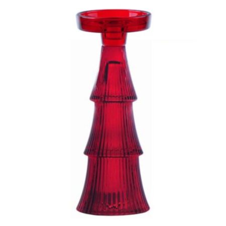 Подсвечник Decor de table 2 в 1 стеклянный 5 красный Ноэль 22 см шар yancheng shiny стеклянный красный с золотым узором