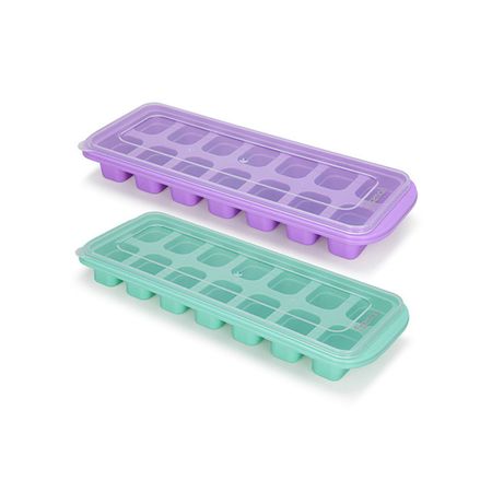 Форма для льда Fissman с крышкой, 14 ячеек, 27,5х10х3,5 см силиконовые формы для льда   decker 4 6 8 15 сеток