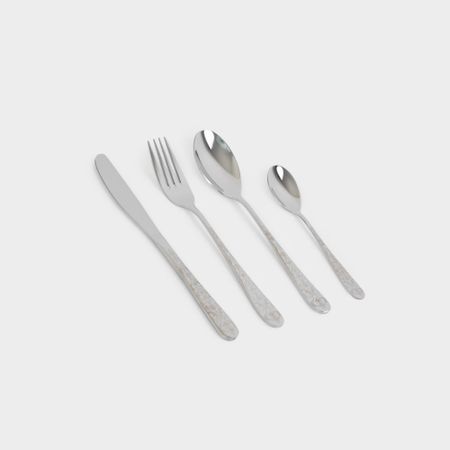 Набор столовых приборов Anna Lafarg Valetta 6 персон 24 предмета искусственная ложка вилка нож палочки для еды с футляром для путешествий пикника кемпинга столовых приборов из пшеничной соломы