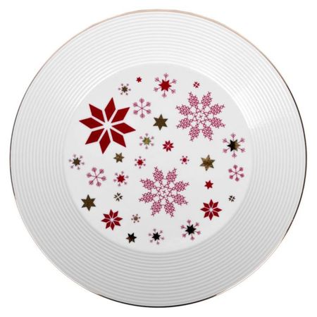 Тарелка мелкая Thun 1794 Lea Новогодний, красный, 27 см китайский новогодний кулон красный