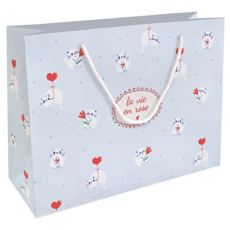 Пакет подарочный Be Smart Love голубой 36х26 см пакет вакуумный you ll love 80х100х34см трехмерный с клапаном