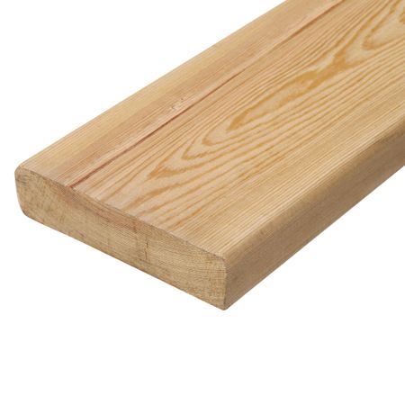 Доска палубная 28х120х4000 мм лиственница сорт АВ S раб.= 0,480 кв.м искусственные сосновые шишки 6 10 шт