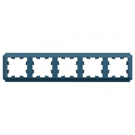 Рамка Systeme Electric AtlasDesign Antique пятиместная изумруд (ATN100805)