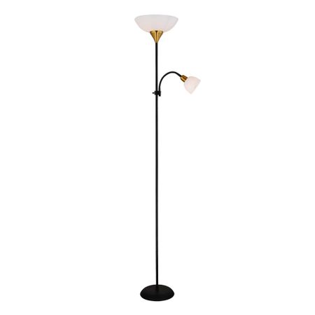 Торшер Arte Lamp Е14/Е27 85 Вт черный IP20 (A9569PN-2BK) торшер arte lamp e27 60 вт ip20 a4053pn 1bk