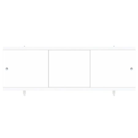 Экран для ванны фронтальный Метакам Diletto ПВХ 150х54 см белый раздвижной ножки для ванны ной kaldewei 5030 581470000000