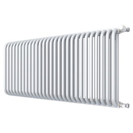 Радиатор стальной трубчатый КЗТО 540х1150 мм 3/4 28 секций боковое подключение белый