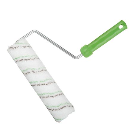 Валик микрофибра 250 мм d45 мм ворс 11 мм для водной основы с ручкой Wenzo Verona