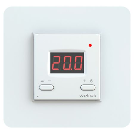 Терморегулятор электронный сенсорный для теплого пола Welrok AZ белый с поддержкой Wi-Fi juanjuan wifi терморегулятор для теплого пола 16а