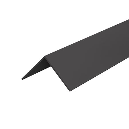 Уголок ПВХ 10х10х2700 мм 093 графит