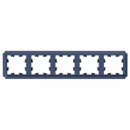 Рамка Systeme Electric AtlasDesign Antique пятиместная грифель (ATN100705)