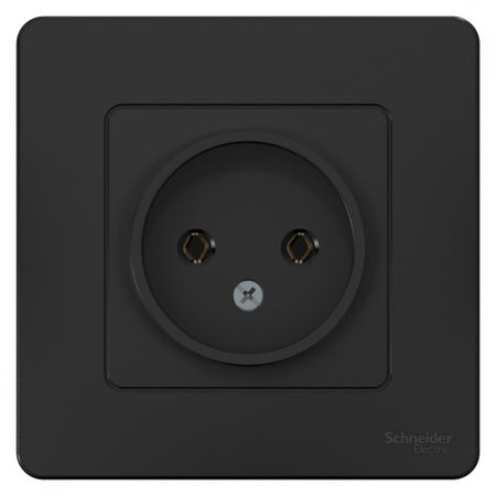 Розетка Systeme Electric Blanca встраиваемая антрацит (BLNRS000016)