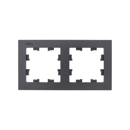 Рамка Systeme Electric AtlasDesign двухместная мокко (ATN000602)