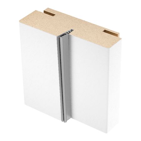 Коробка дверная телескопическая Ставерн 02-1 80х35х2070 мм ПВХ дуб шале белый с петлями (2,5 шт.) стойка коробки соло 1 70х26х2070 мм пвх дуб шале белый 1 шт