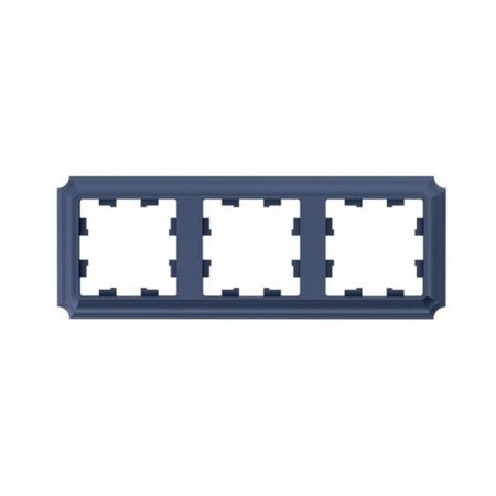 Рамка Systeme Electric AtlasDesign Antique трехместная грифель (ATN100703)