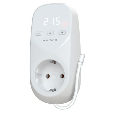 Терморегулятор цифровой для теплого пола Welrok PT белый sonoff basicr4 wi fi реле для умного дома