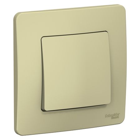 Выключатель Systeme Electric Blanca одноклавишный встраиваемый бежевый (BLNVS010107)
