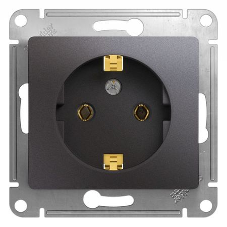 Розетка Systeme Electric Glossa встраиваемая графит (GSL001343) электрический паяльник aideepen electric vacuum solder sucker