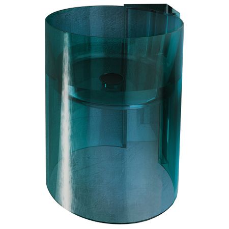 Раковина Abber Kristall 42 см угловая подвесная бирюзовая (AT2705Aquamarin) ошейники шлейки rogz поводок fancy dress бирюзовая лапка юар m