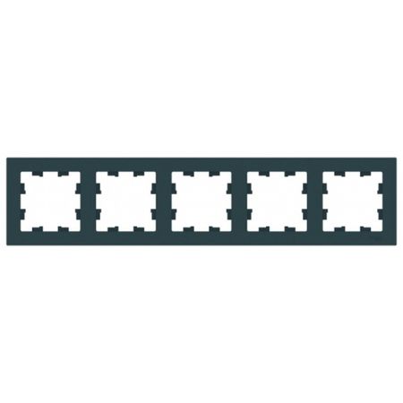 Рамка Systeme Electric AtlasDesign пятиместная изумруд (ATN000805)