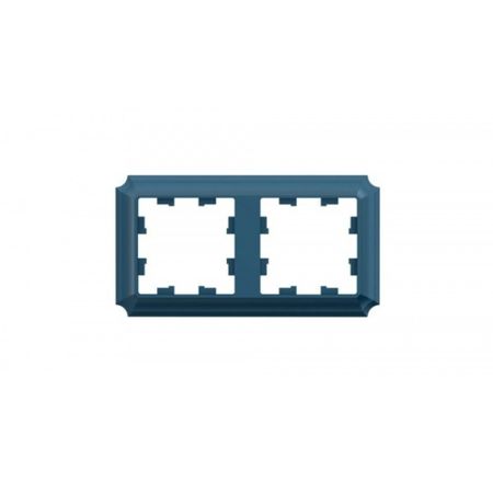 Рамка Systeme Electric AtlasDesign Antique двухместная изумруд (ATN100802)