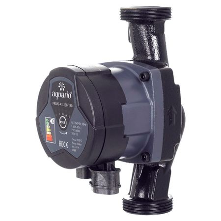 Циркуляционный насос для систем отопления Aquario Prime-A1-258-180 DN25 подъем 8 м 180 мм с гайками (5128) шаговый двигатель hanpose 23hs4128 5128 5628 7628