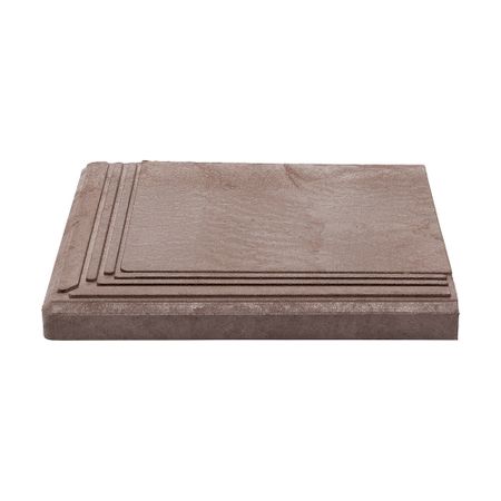 Ступень угловая Берлин 340х340х23 мм шоколад полимерпесчаная WeEco бромгексин 8 берлин хеми табл п о 25