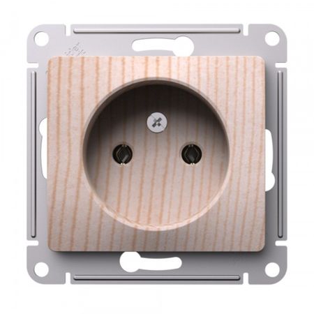 Розетка Systeme Electric Glossa встраиваемая сосна (SE GSL001541)