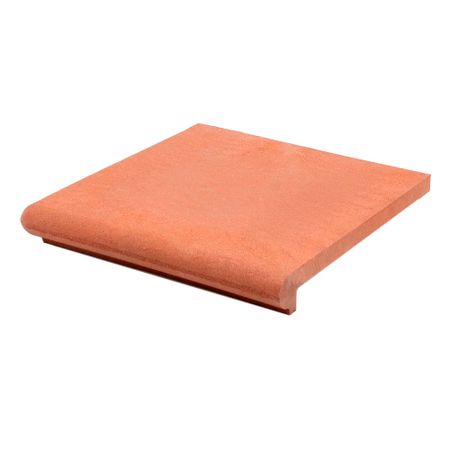 Ступень угловая Флоренция 355х355х23 мм терракот полимерно-песчаная WeEco