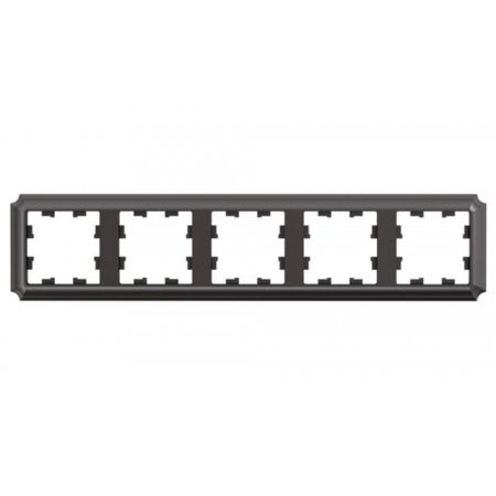 Рамка Systeme Electric AtlasDesign Antique пятиместная мокко (ATN100605)