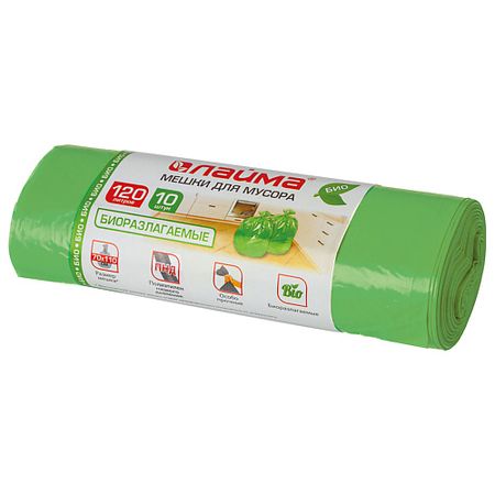 Мешок для мусора LAIMA Мешки для мусора биоразлагаемые прочные