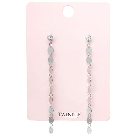 Серьги TWINKLE Серьги SILVER COINS plain studio серьги dotted oval earrings – silver