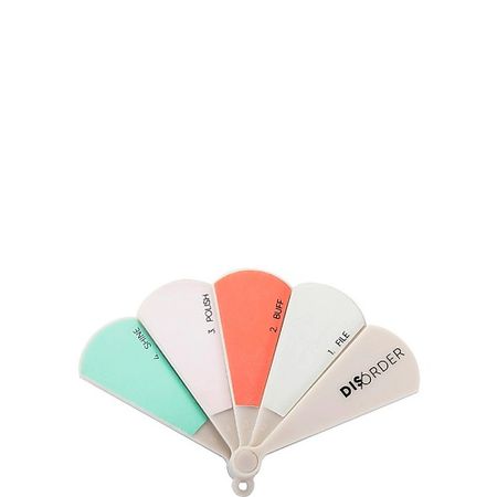 Пилка для ногтей ЛЭТУАЛЬ Веерный блок для полировки ногтей DISORDER из 10 кисточек для полировки dreld 5 мм