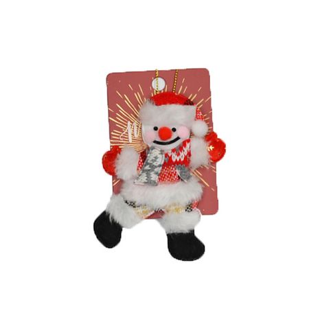 Елочная игрушка TWINKLE Декоративная ёлочная игрушка Snowman елочная игрушка птица 10x8 5 красный