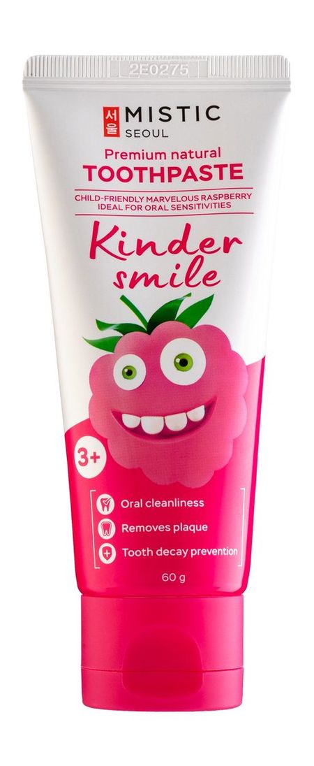 Mistic Kinder Smile Premium Natural Toothpaste Child-Friendly Marvellous Raspberry 3+ shchv камера ночного видения raspberry pi 5мп