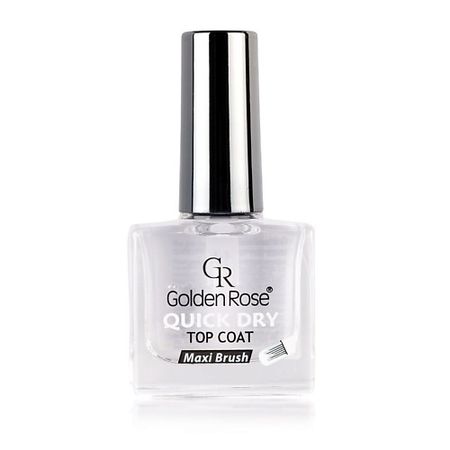 Верхнее покрытие для ногтей GOLDEN ROSE Лак Quick Dry Top Coat Быстрая сушка