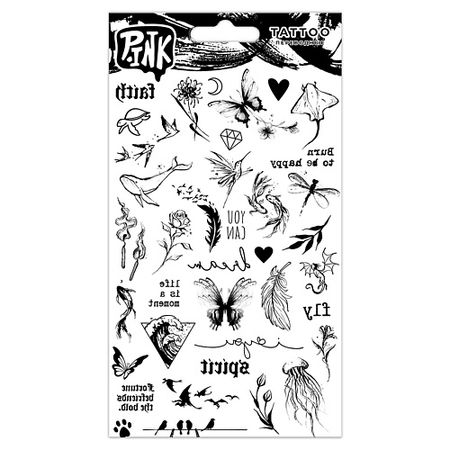 Тату P.INK Наклейки-тату переводные Минимализм