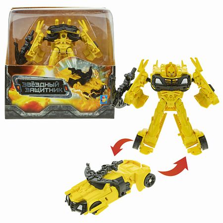 Развивающая игрушка 1TOY Звёздный защитник Робот-трансформер вышка трансформер ринстрой спектр 12 3 2м