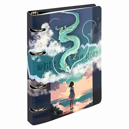 Тетрадь BRAUBERG Тетрадь на кольцах 120л Аниме аниме плакат k on xxihlive