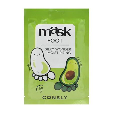 Маска для ног CONSLY Парафин-маска для ног с экстрактом авокадо в виде носочков Silky Wonder 1 шт памятные монеты в виде древней греческой кареты