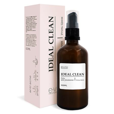 Гель для умывания EVSI IDEAL CLEAN Гель для умывания Уголь-Цинк цинк пиколинат эвалар табл п о 100
