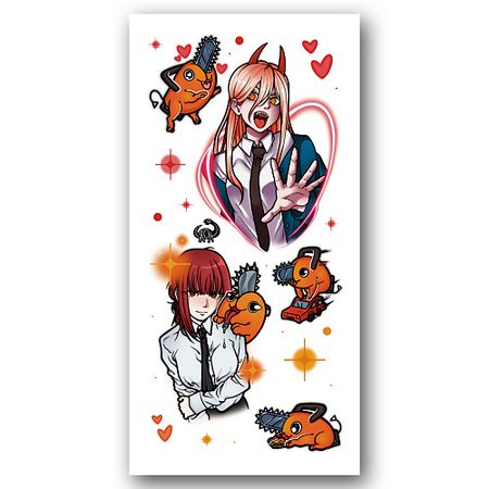 Тату TATTS Переводная тату 10*21см (для взрослых и детей)