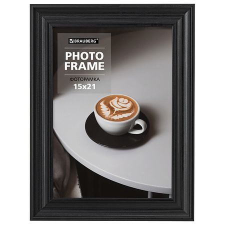 Фоторамка BRAUBERG Рамка 15х21см небьющаяся Viscount
