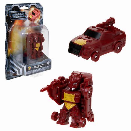 Развивающая игрушка 1TOY Робот-трансформер Автомобиль радужный полицейский автомобиль шарик moonbiffy