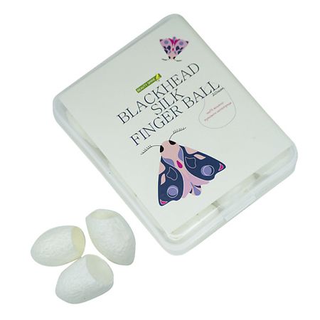 Шелковые коконы BEAUTY SHINE Коконы тутового шелкопряда для очищения шелковая наволочка из тутового шелка 22 momme