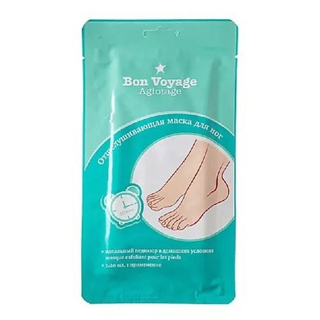 Маска для ног ЛЭТУАЛЬ Отшелушивающая маска для ног Agiotage мочалка перчатка cosmia отшелушивающая