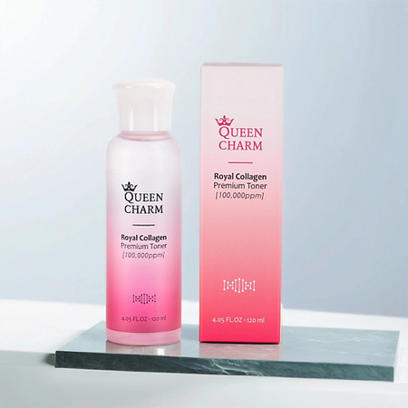 Тонер для лица QUEEN CHARM Увлажняющий тонер для лица с коллагеном сыворотка для лица queen charm ампульная сыворотка для лица с зелёным чаем и центеллой азиатской